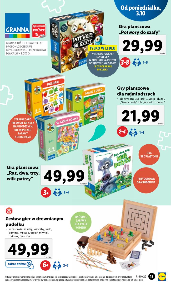 Gazetka OFERTA WAŻNA OD 03.10