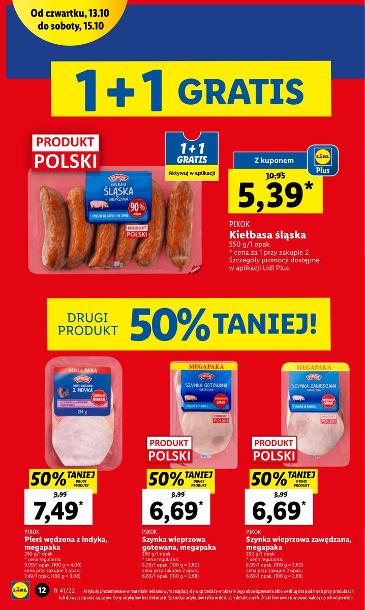 Gazetka OFERTA WAŻNA OD 13.10 DO 15.10