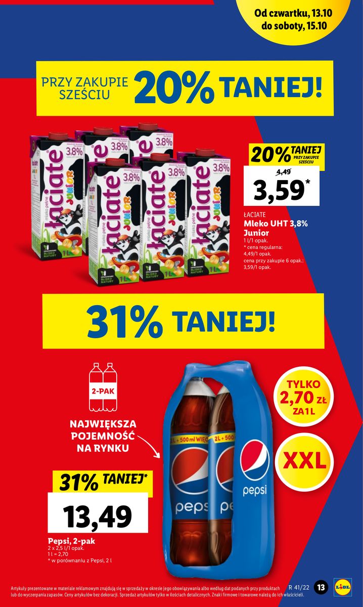 Gazetka OFERTA WAŻNA OD 13.10 DO 15.10