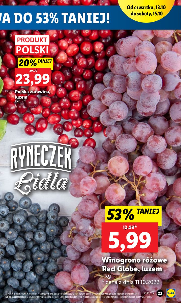Gazetka OFERTA WAŻNA OD 13.10 DO 15.10
