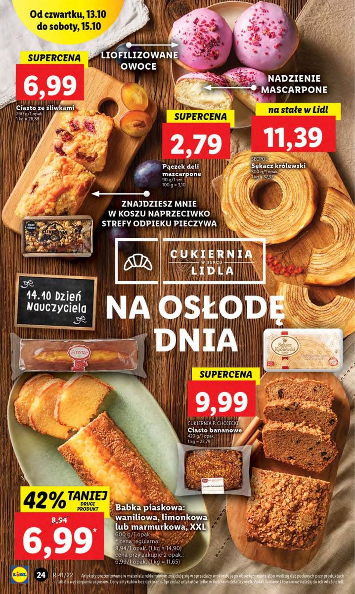 Gazetka OFERTA WAŻNA OD 13.10 DO 15.10