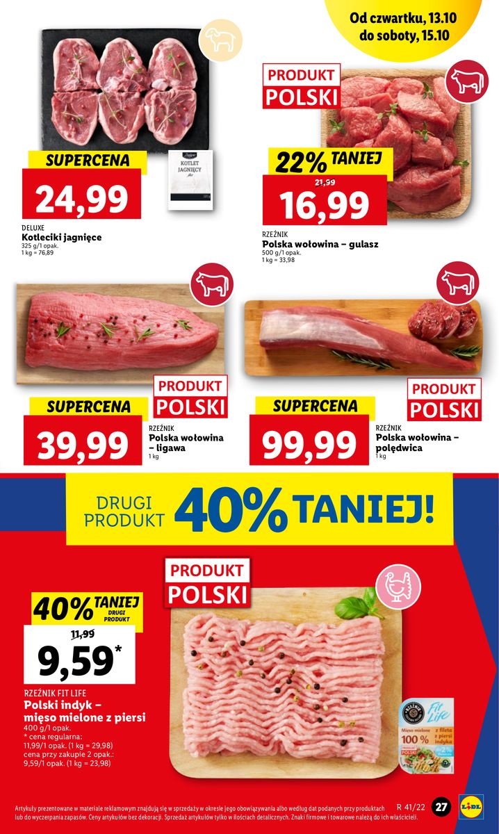 Gazetka OFERTA WAŻNA OD 13.10 DO 15.10
