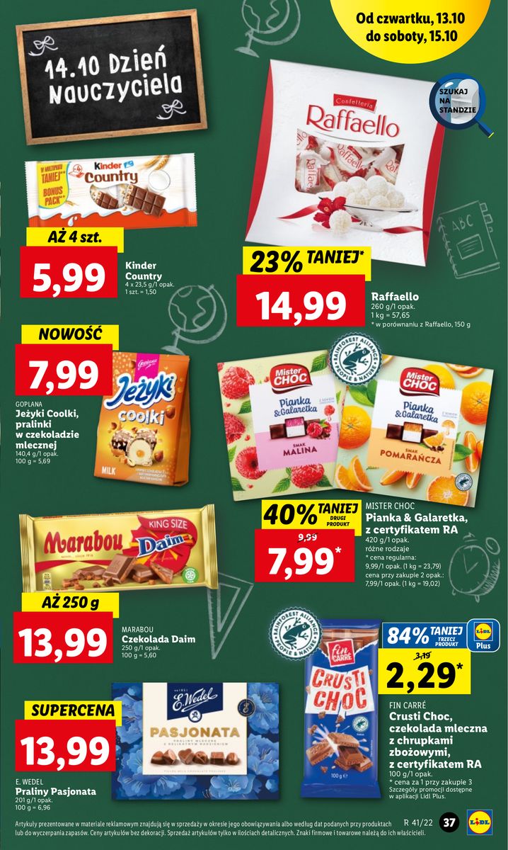 Gazetka OFERTA WAŻNA OD 13.10 DO 15.10