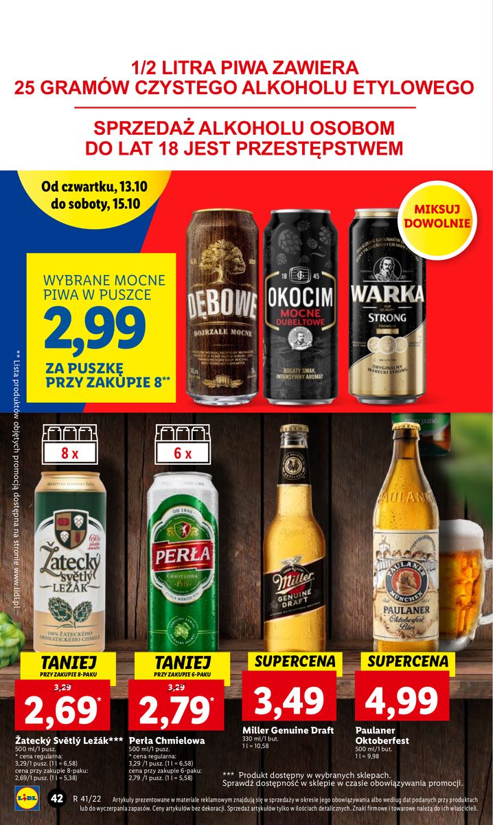 Gazetka OFERTA WAŻNA OD 13.10 DO 15.10