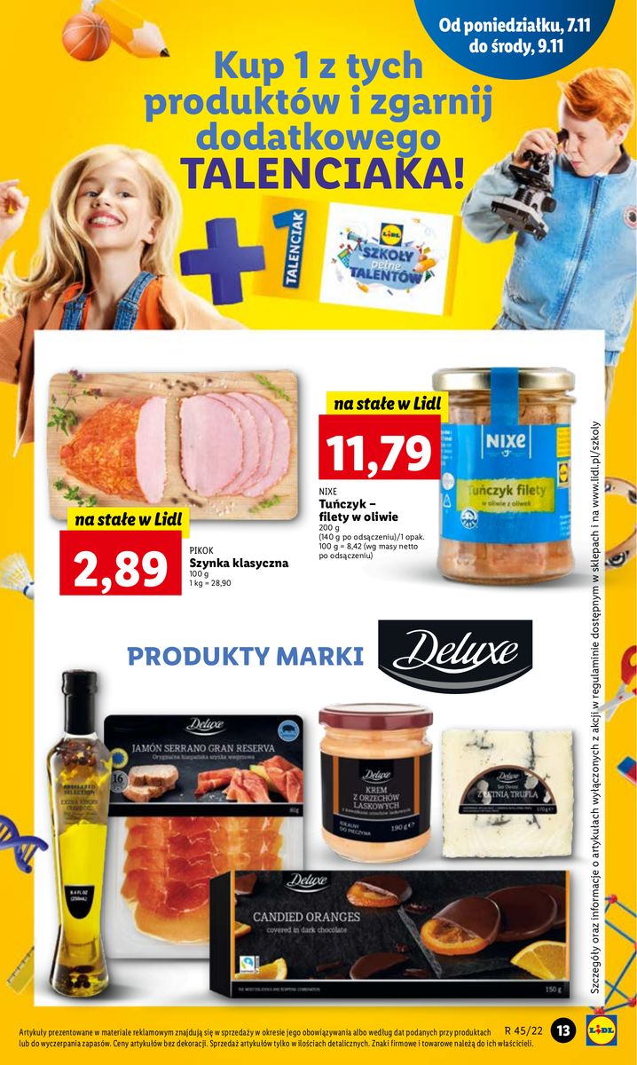 Gazetka OFERTA WAŻNA OD 07.11 DO 09.11