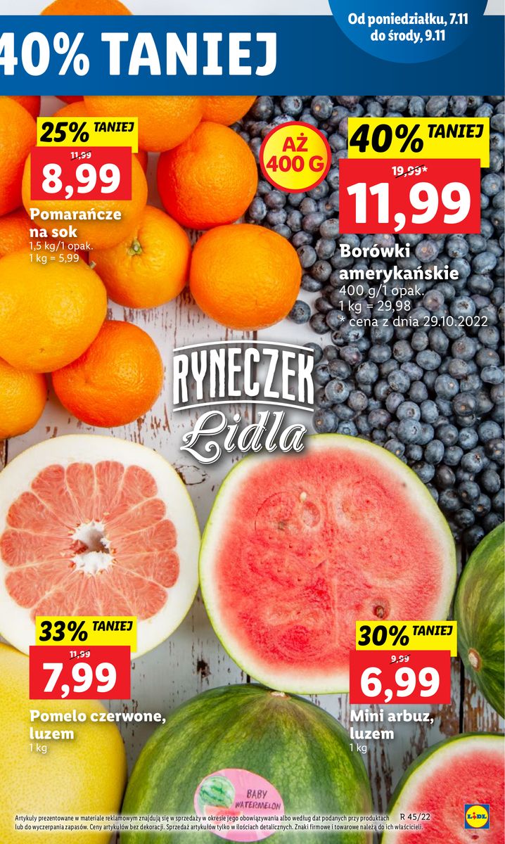 Gazetka OFERTA WAŻNA OD 07.11 DO 09.11