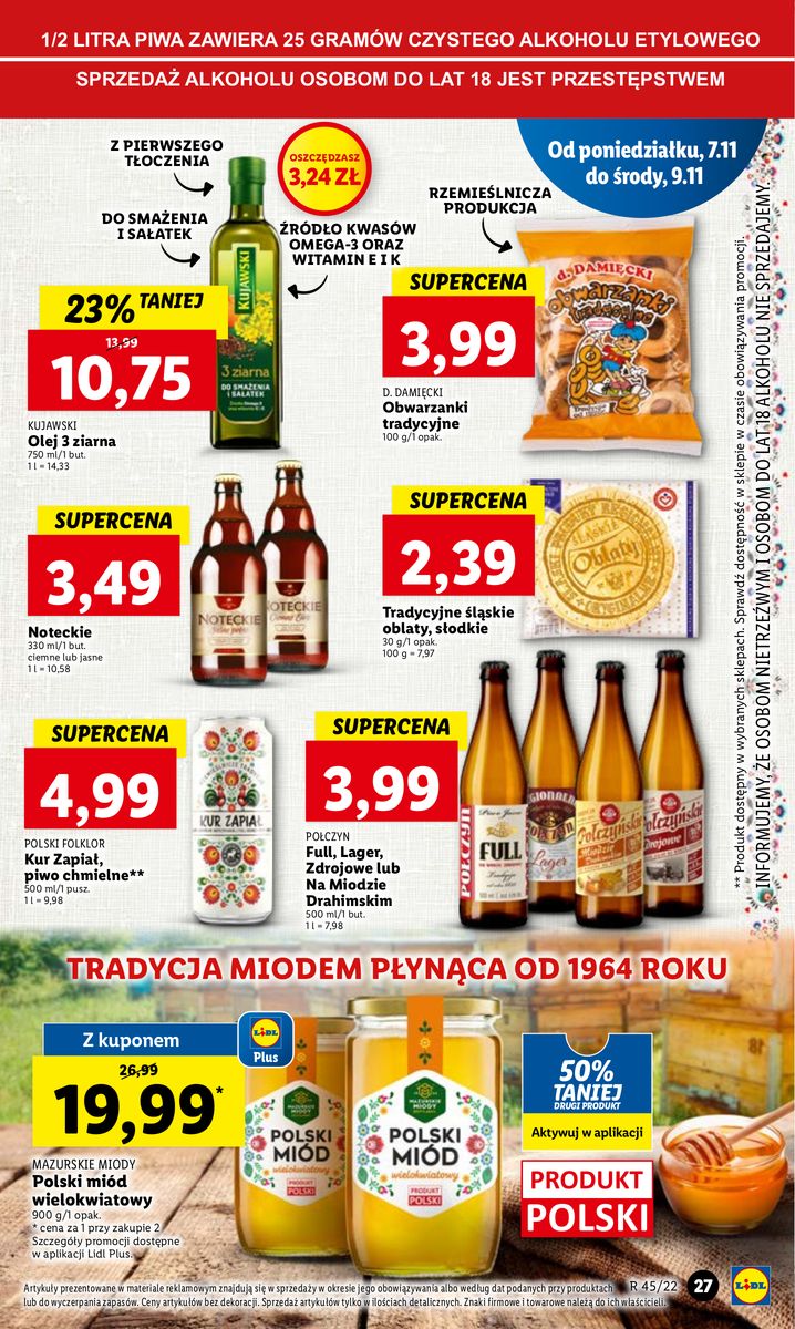 Gazetka OFERTA WAŻNA OD 07.11 DO 09.11