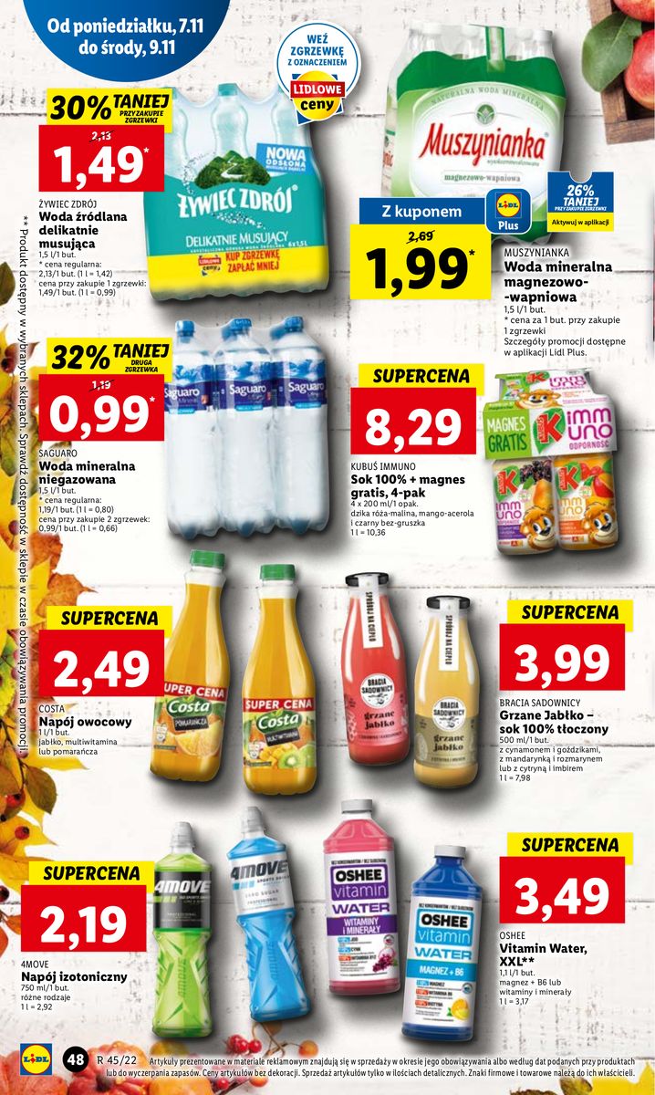 Gazetka OFERTA WAŻNA OD 07.11 DO 09.11