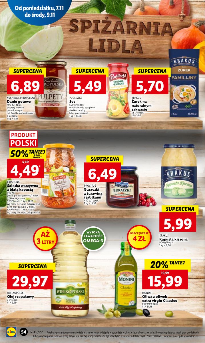 Gazetka OFERTA WAŻNA OD 07.11 DO 09.11
