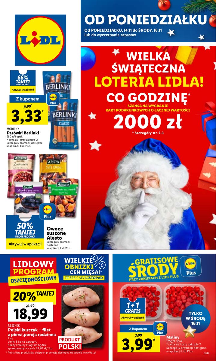 Gazetka OFERTA WAŻNA OD 14.11 DO 16.11