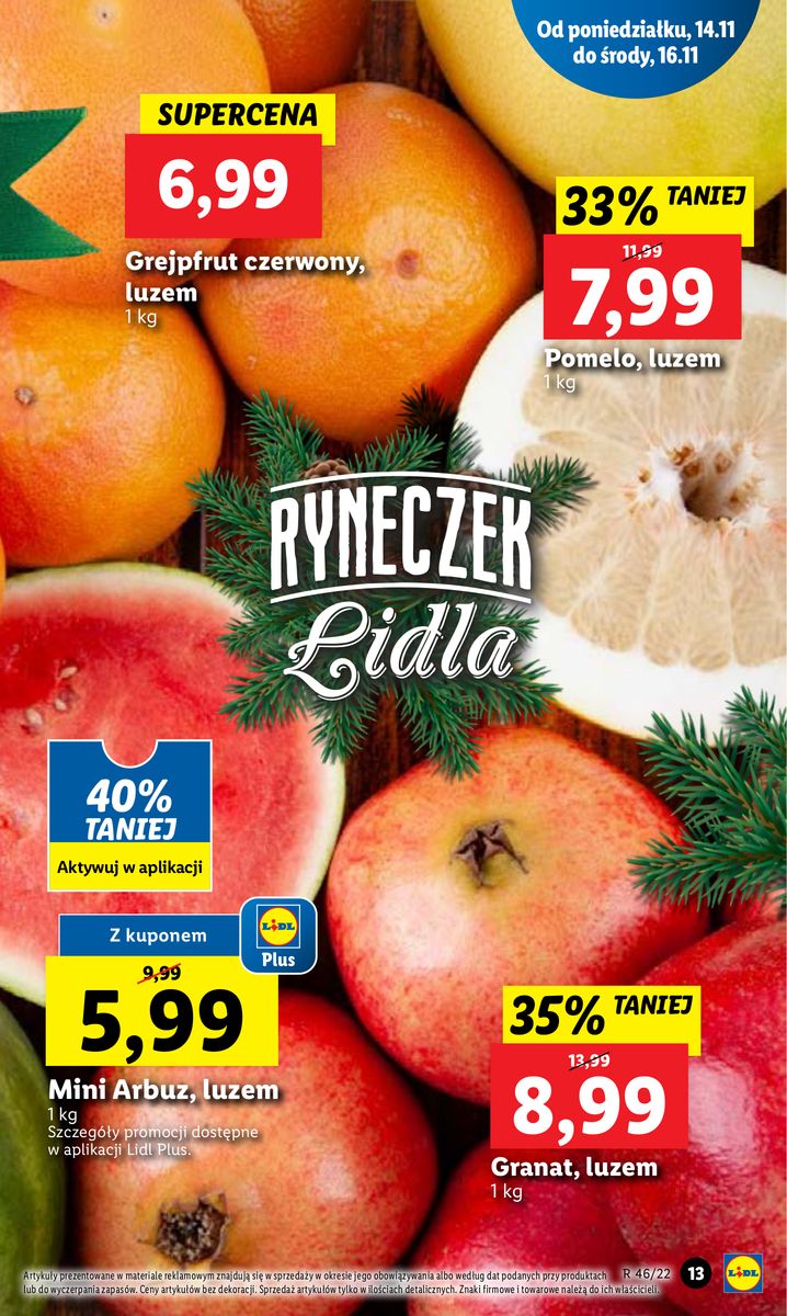 Gazetka OFERTA WAŻNA OD 14.11 DO 16.11