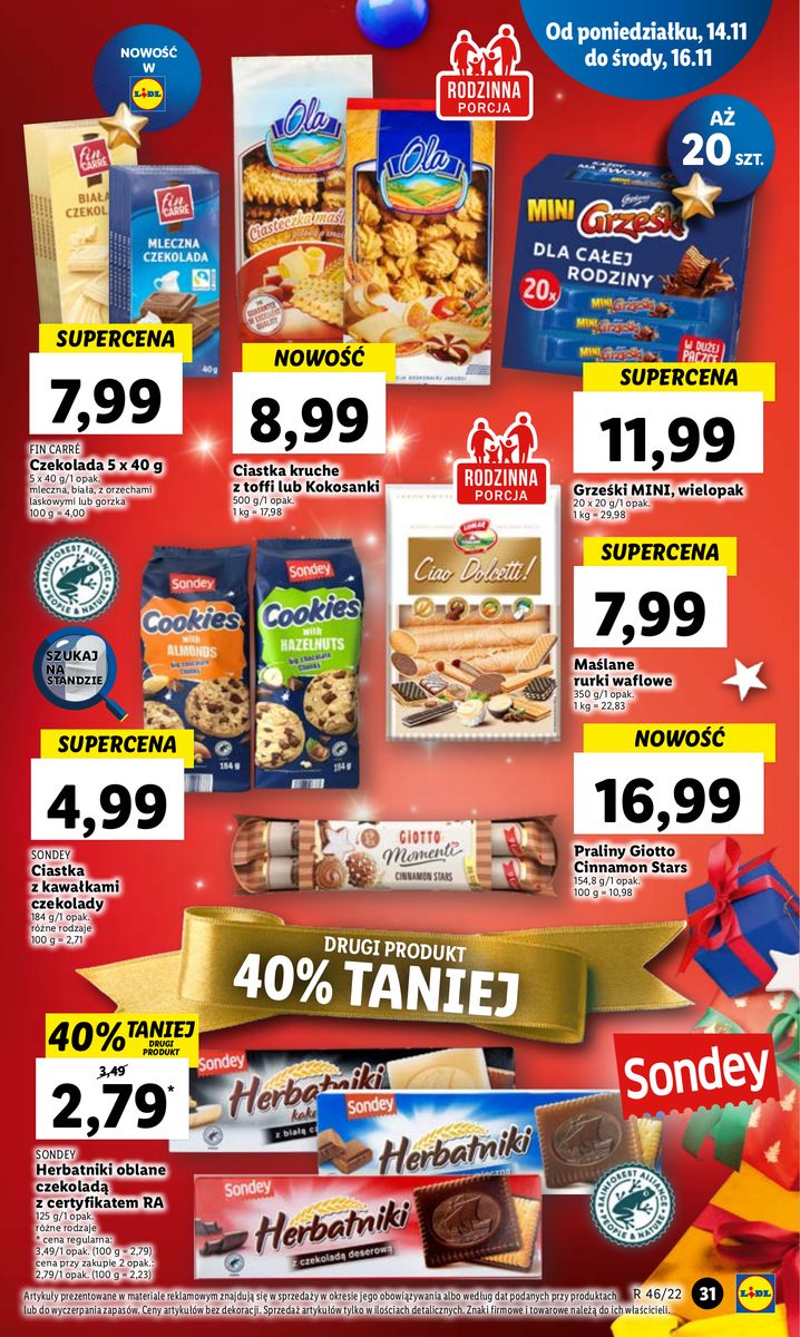 Gazetka OFERTA WAŻNA OD 14.11 DO 16.11
