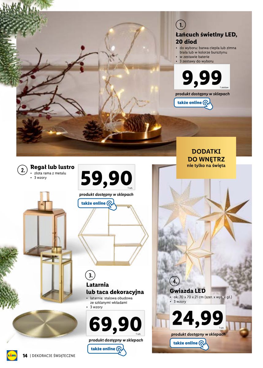 Gazetka KATALOG DEKORACJE ŚWIĄTECZNE
