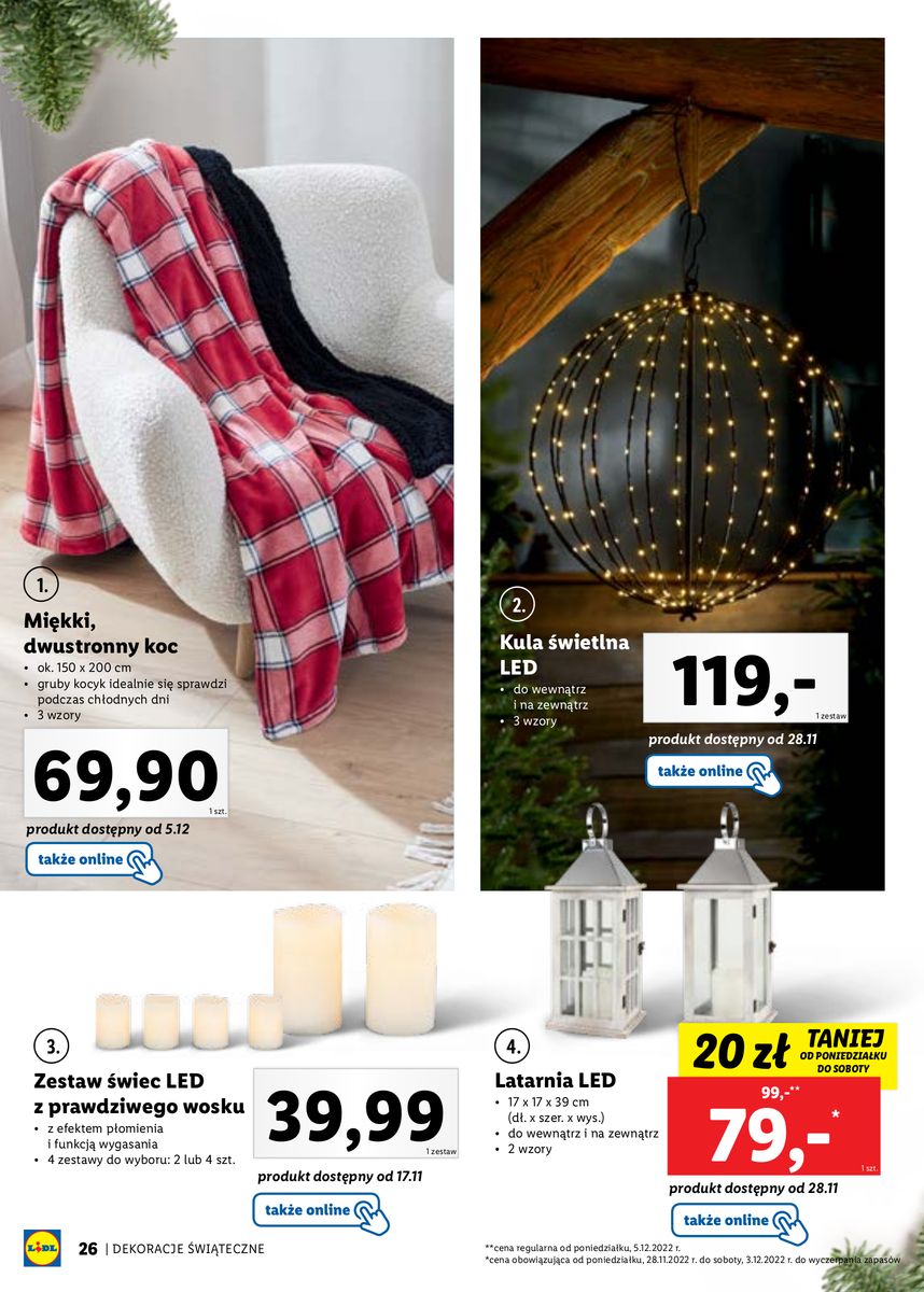Gazetka KATALOG DEKORACJE ŚWIĄTECZNE