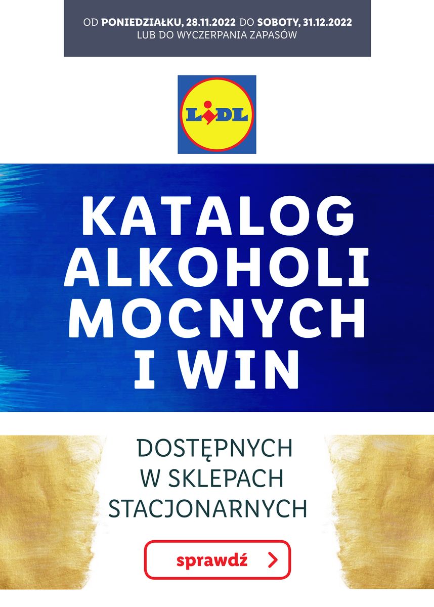 Gazetka KATALOG ALKOHOLI MOCNYCH I WIN