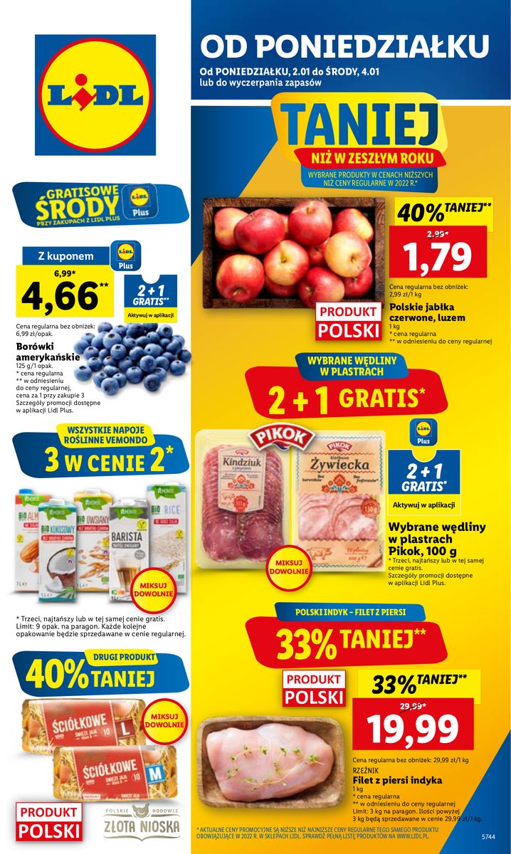 Gazetka Lidl od 2 stycznia 2023