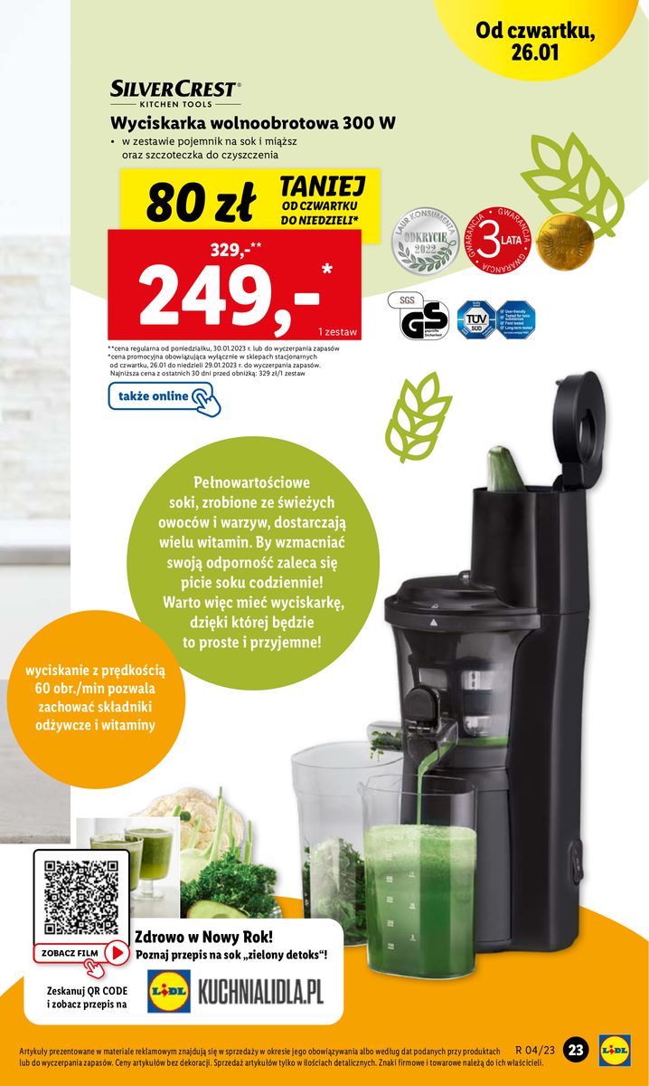 Gazetka OFERTA WAŻNA OD 23.01