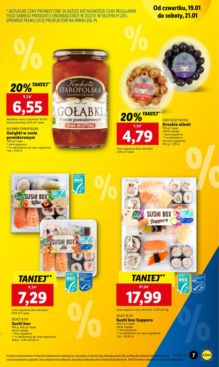 Gazetka OFERTA WAŻNA OD 19.01 DO 21.01