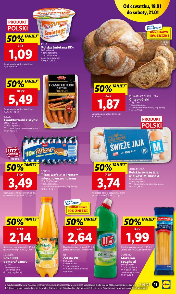 Gazetka OFERTA WAŻNA OD 19.01 DO 21.01