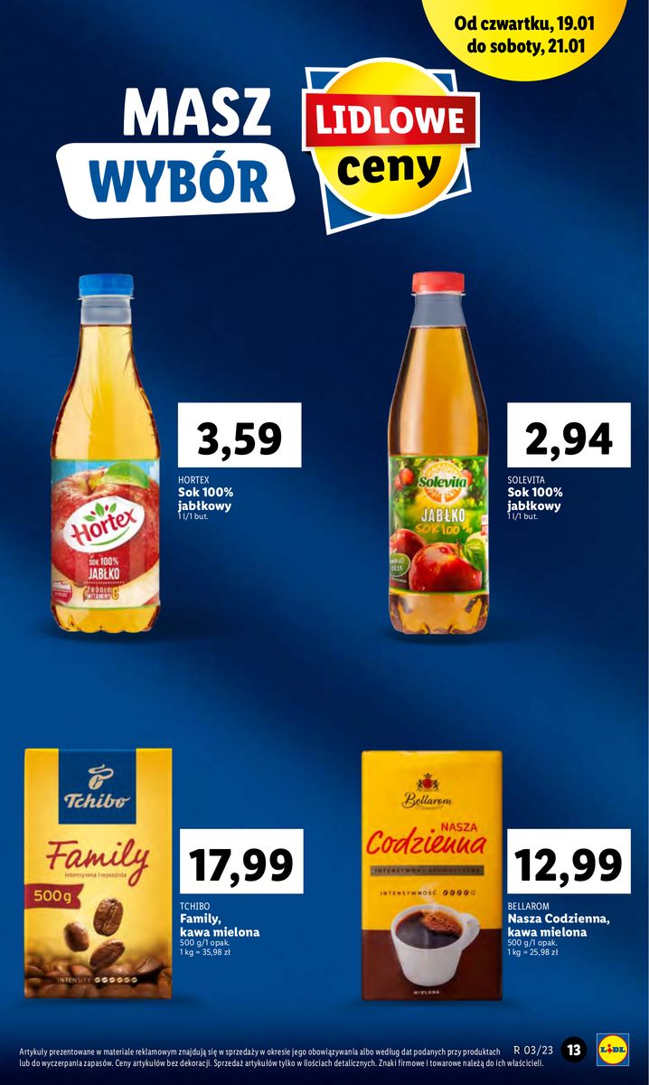 Gazetka OFERTA WAŻNA OD 19.01 DO 21.01
