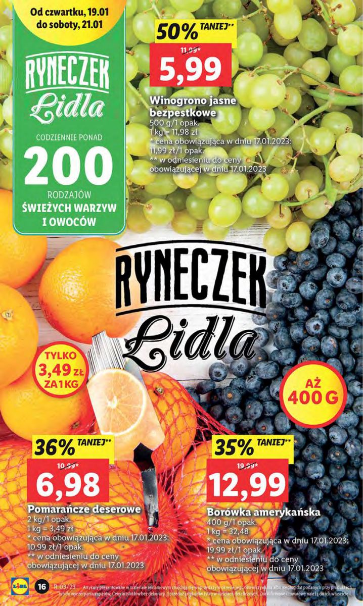 Gazetka OFERTA WAŻNA OD 19.01 DO 21.01