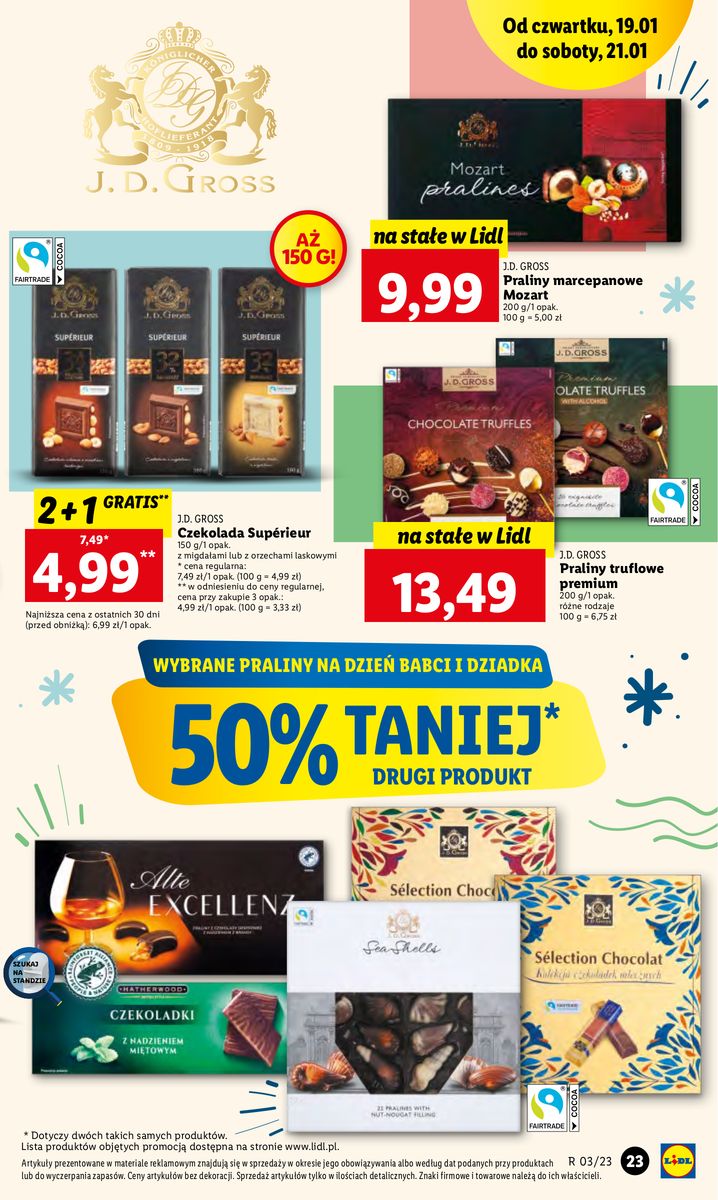 Gazetka OFERTA WAŻNA OD 19.01 DO 21.01