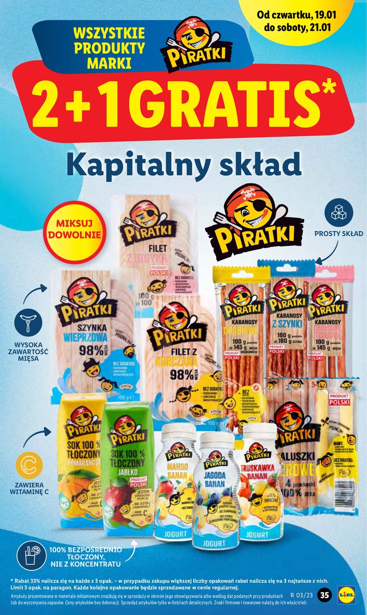 Gazetka OFERTA WAŻNA OD 19.01 DO 21.01