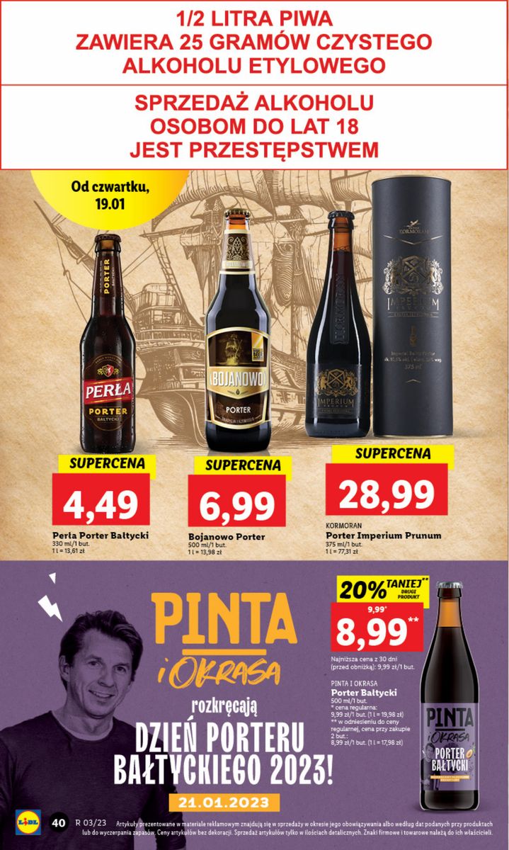 Gazetka OFERTA WAŻNA OD 19.01 DO 21.01