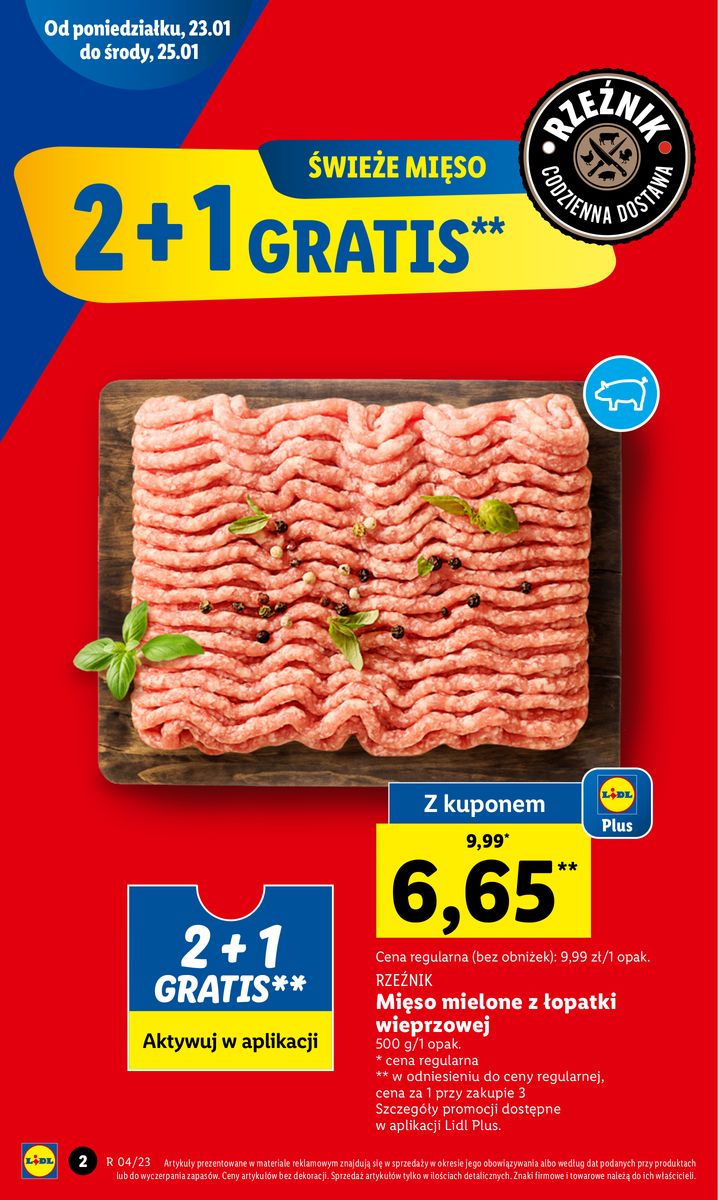 Gazetka OFERTA WAŻNA OD 23.01 DO 25.01