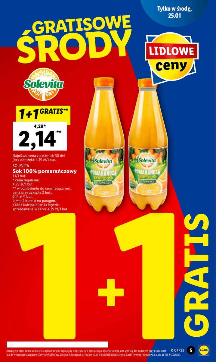 Gazetka OFERTA WAŻNA OD 23.01 DO 25.01