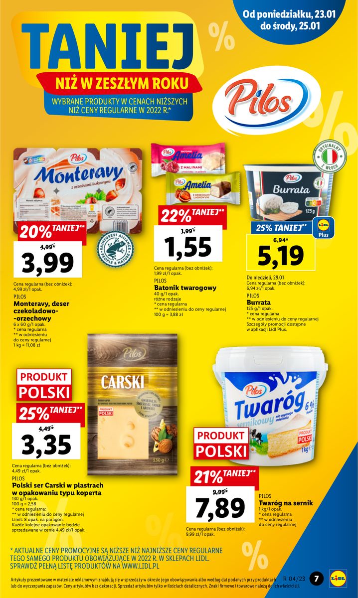 Gazetka OFERTA WAŻNA OD 23.01 DO 25.01