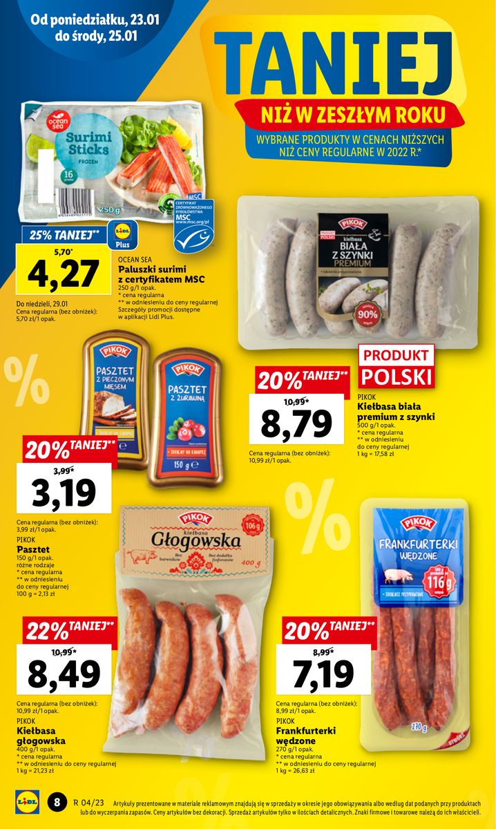 Gazetka OFERTA WAŻNA OD 23.01 DO 25.01