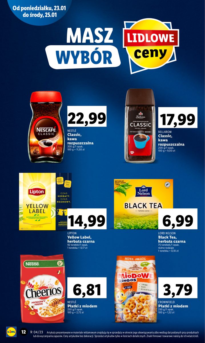 Gazetka OFERTA WAŻNA OD 23.01 DO 25.01