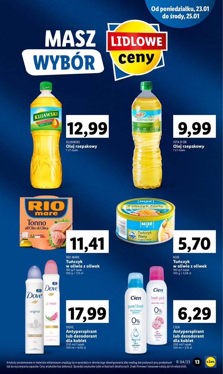 Gazetka OFERTA WAŻNA OD 23.01 DO 25.01