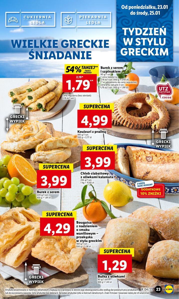 Gazetka OFERTA WAŻNA OD 23.01 DO 25.01