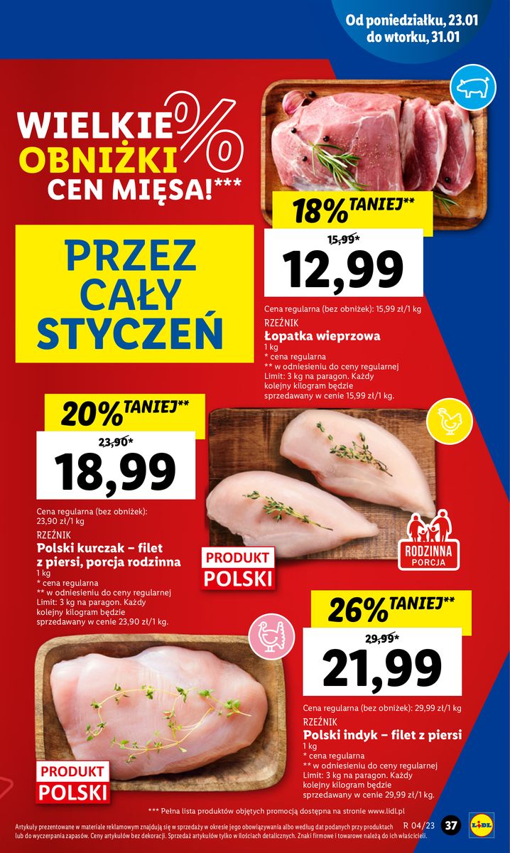 Gazetka OFERTA WAŻNA OD 23.01 DO 25.01