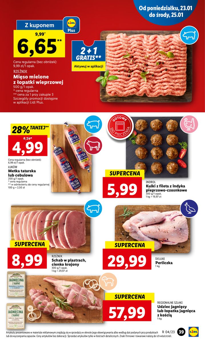 Gazetka OFERTA WAŻNA OD 23.01 DO 25.01