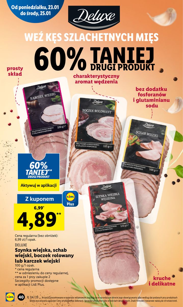 Gazetka OFERTA WAŻNA OD 23.01 DO 25.01