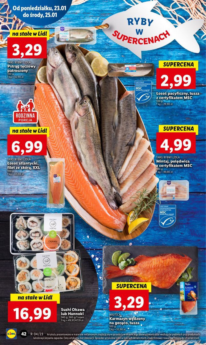 Gazetka OFERTA WAŻNA OD 23.01 DO 25.01