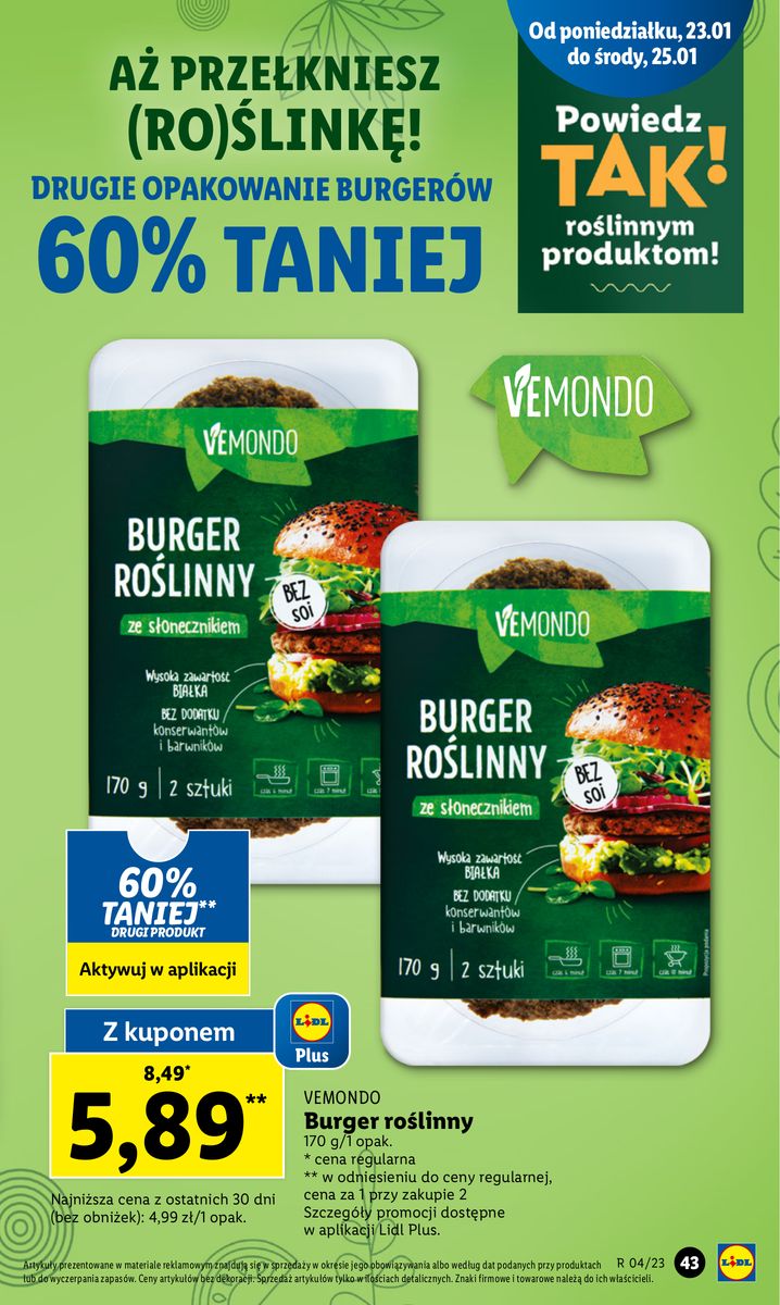Gazetka OFERTA WAŻNA OD 23.01 DO 25.01