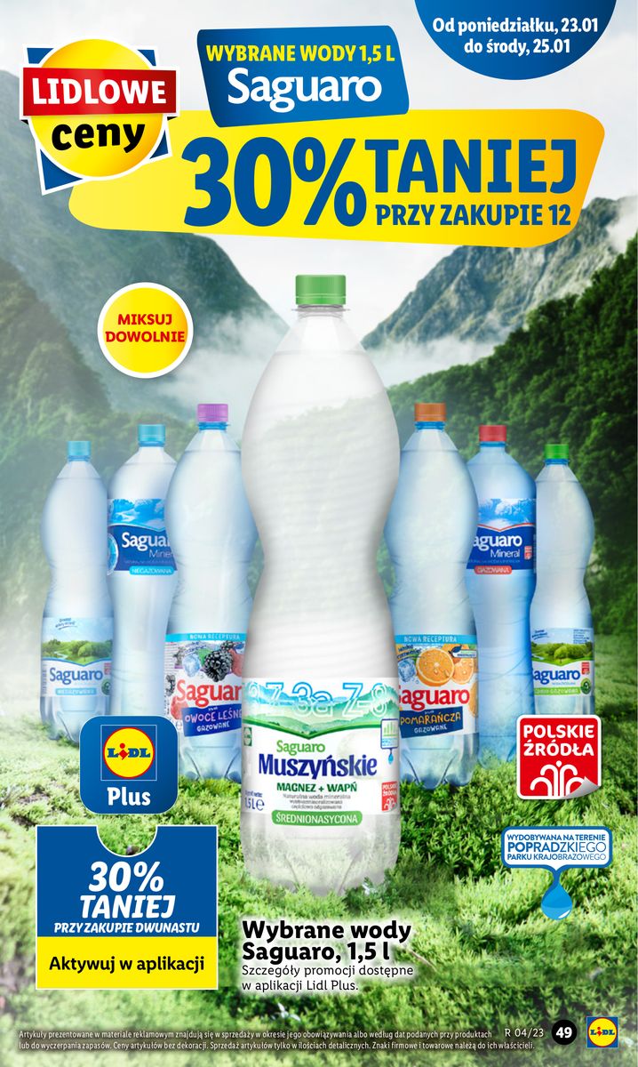 Gazetka OFERTA WAŻNA OD 23.01 DO 25.01