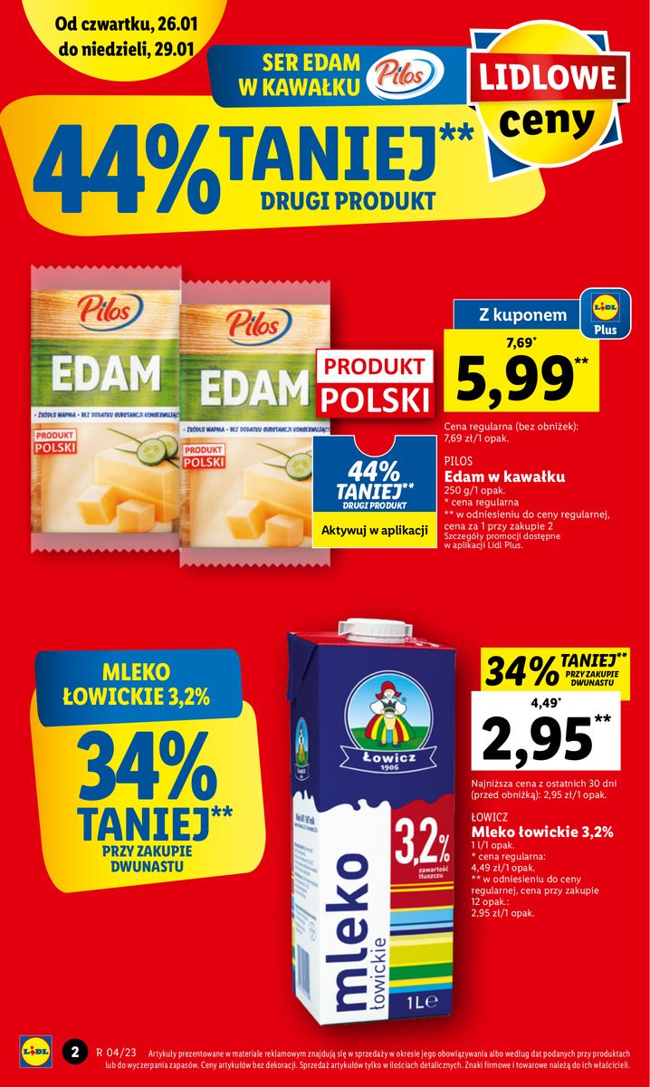 Gazetka OFERTA WAŻNA OD 26.01 DO 29.01