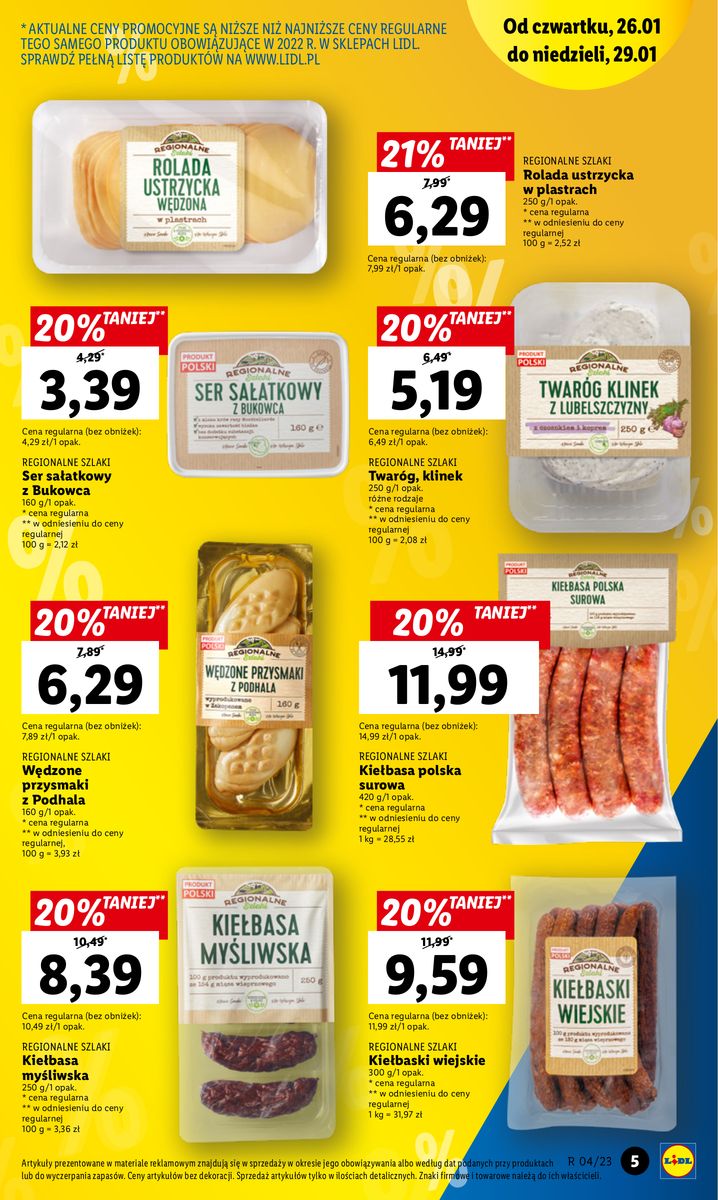 Gazetka OFERTA WAŻNA OD 26.01 DO 29.01