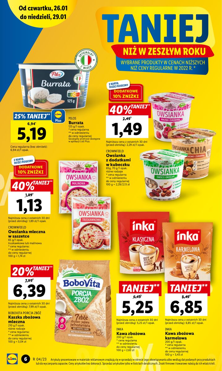 Gazetka OFERTA WAŻNA OD 26.01 DO 29.01