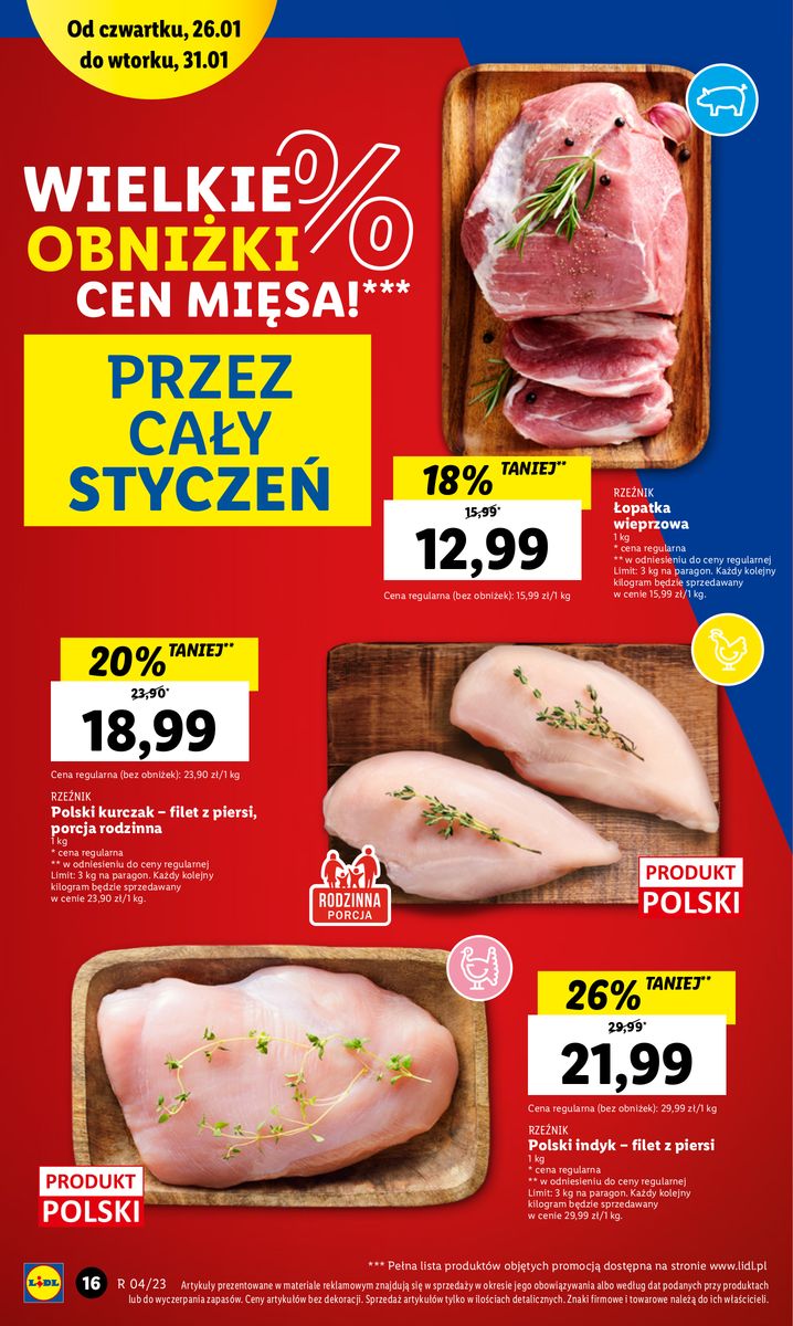 Gazetka OFERTA WAŻNA OD 26.01 DO 29.01