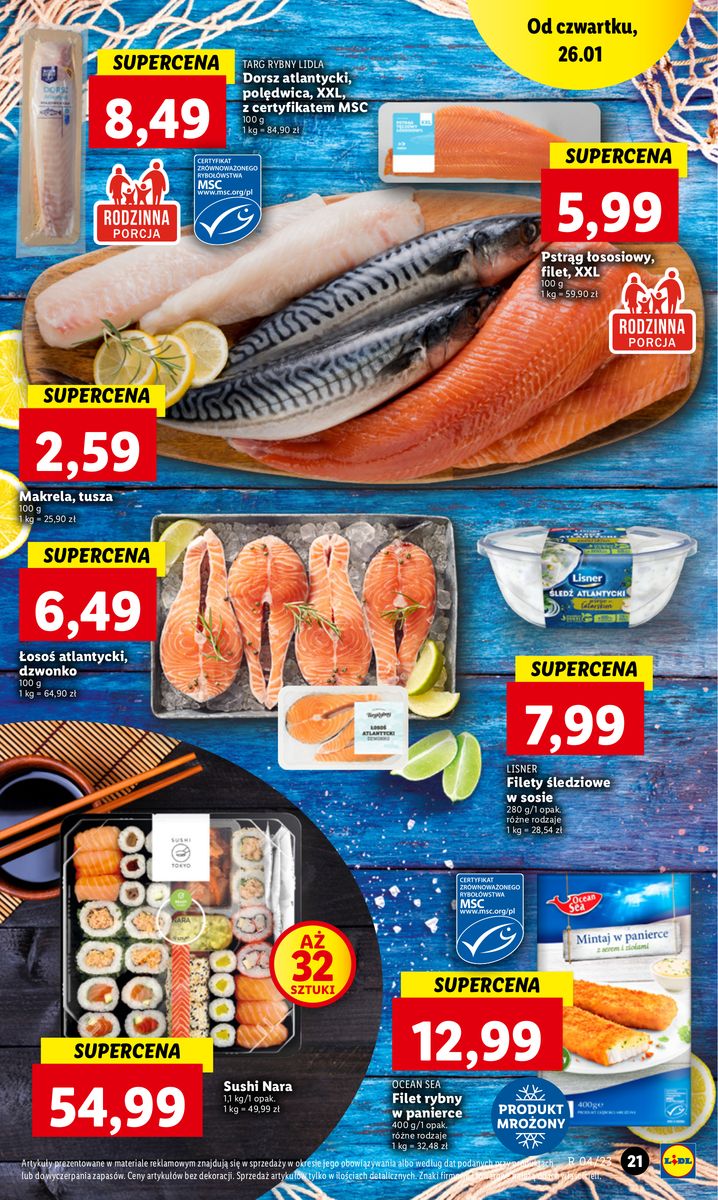Gazetka OFERTA WAŻNA OD 26.01 DO 29.01