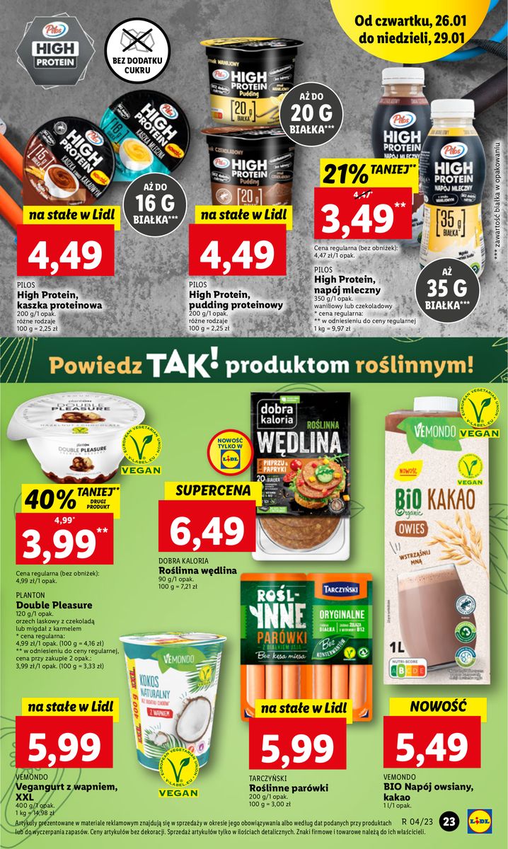 Gazetka OFERTA WAŻNA OD 26.01 DO 29.01