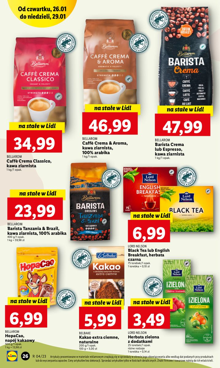 Gazetka OFERTA WAŻNA OD 26.01 DO 29.01