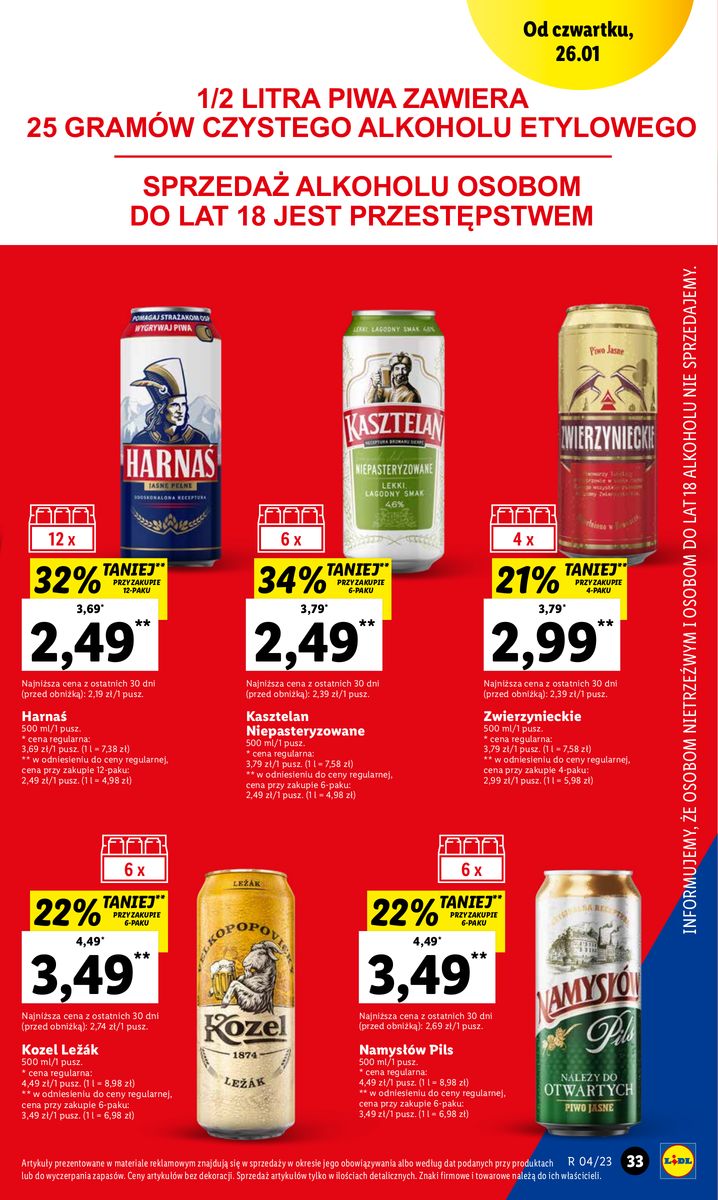 Gazetka OFERTA WAŻNA OD 26.01 DO 29.01