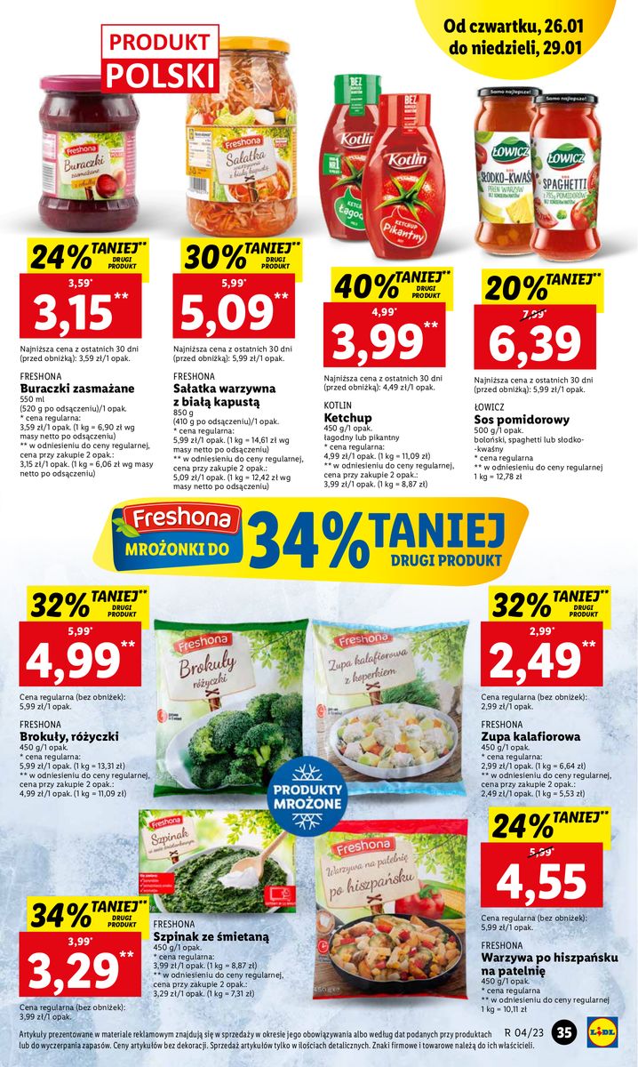 Gazetka OFERTA WAŻNA OD 26.01 DO 29.01